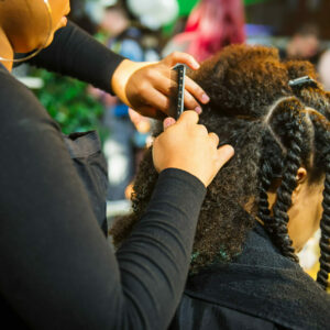 ccoiffeuse pour cheveux afro